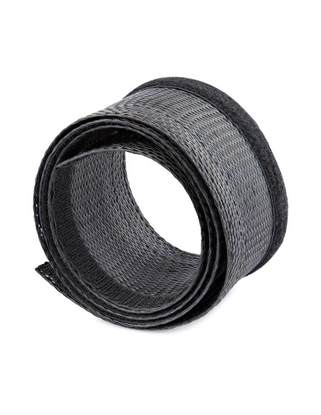 StarTech.com Guaina per cavi da 3 m con chiusura a strappo, accorciabile, diametro 3 cm, organizzatore per cavi di rete  