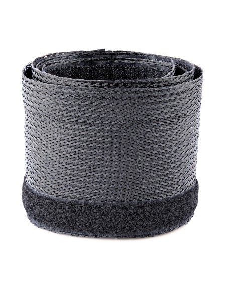 StarTech.com Guaina per cavi da 3 m con chiusura a strappo, accorciabile, diametro 3 cm, organizzatore per cavi di rete  