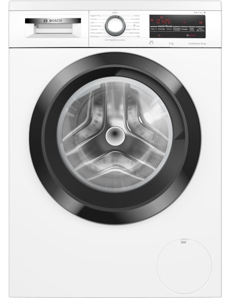 Bosch Serie 6 Lavatrice a carica frontale, , 9 kg, 1400 g min., Cl. A, Doppio attacco, Top removibile.
