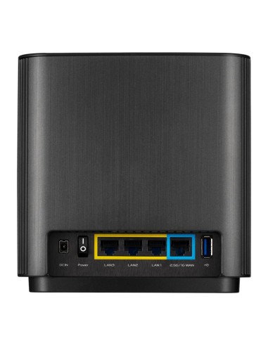 ASUS ZenWiFi AX XT8 (B-2-PK) router wireless Gigabit Ethernet Banda tripla (2.4 GHz 5 GHz 5 GHz) Nero