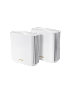 ASUS ZenWiFi AX XT8 (W-2-PK) router wireless Gigabit Ethernet Banda tripla (2.4 GHz 5 GHz 5 GHz) Bianco