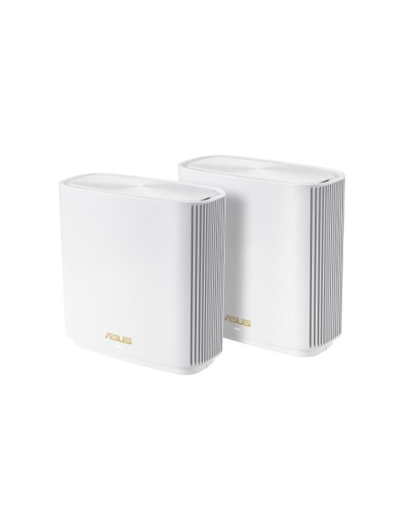 ASUS ZenWiFi AX XT8 (W-2-PK) router wireless Gigabit Ethernet Banda tripla (2.4 GHz 5 GHz 5 GHz) Bianco