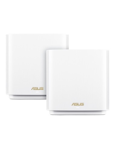 ASUS ZenWiFi AX XT8 (W-2-PK) router wireless Gigabit Ethernet Banda tripla (2.4 GHz 5 GHz 5 GHz) Bianco