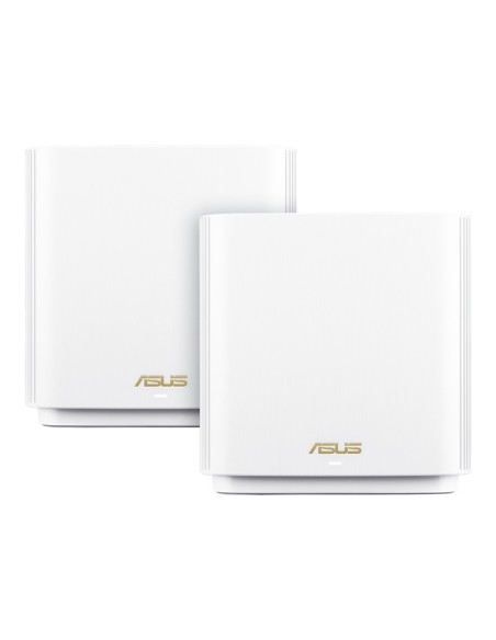 ASUS ZenWiFi AX XT8 (W-2-PK) router wireless Gigabit Ethernet Banda tripla (2.4 GHz 5 GHz 5 GHz) Bianco