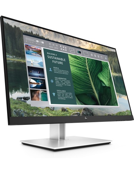 HP E24u G4 Monitor PC 60,5 cm (23.8") 1920 x 1080 Pixel Full HD LCD Nero, Argento