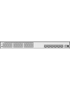 Huawei S5735-S24P4XE-V2 Gigabit Ethernet (10 100 1000) Supporto Power over Ethernet (PoE) 1U Nero, Metallico
