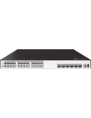 Huawei S5735-S24P4XE-V2 Gigabit Ethernet (10 100 1000) Supporto Power over Ethernet (PoE) 1U Nero, Metallico