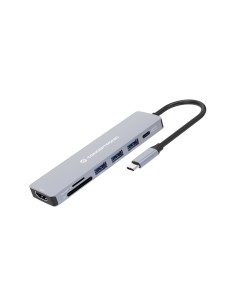 Conceptronic DONN19G replicatore di porte e docking station per laptop Cablato USB 3.2 Gen 1 (3.1 Gen 1) Type-C Grigio