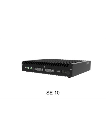 Lenovo ThinkEdge SE10 Intel Atom® x6425RE 8 GB DDR4-SDRAM 256 GB SSD Windows 10 IoT Enterprise Mini PC Nero
