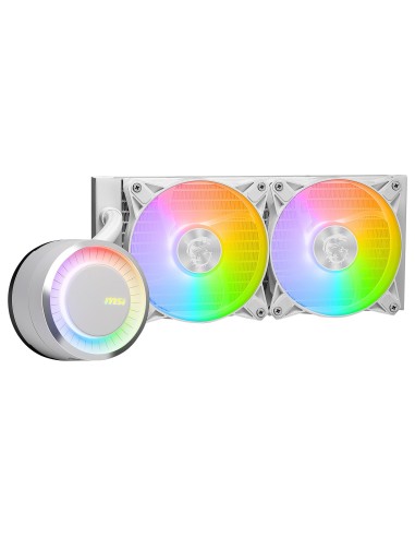 MSI MAG CORELIQUID E240 WHITE sistema di raffreddamento per computer Scheda madre, Processore Liquid cooling kit 12 cm Bianco
