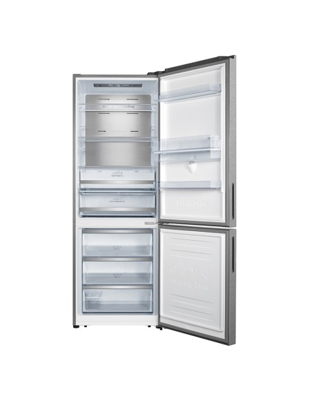 Hisense RB645N4WIF frigorifero con congelatore Libera installazione 495 L E Stainless steel