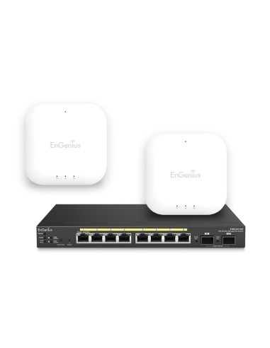 EnGenius EWS2910P-Kit-300 Gestito L2 Gigabit Ethernet (10 100 1000) Supporto Power over Ethernet (PoE) 1U Grigio