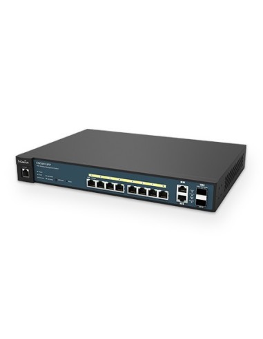EnGenius EWS5912FP switch di rete Gestito L2 Gigabit Ethernet (10 100 1000) Supporto Power over Ethernet (PoE) 1U Nero