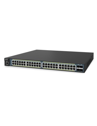 EnGenius EWS7952FP switch di rete Gestito L2 Gigabit Ethernet (10 100 1000) Supporto Power over Ethernet (PoE) 1U Nero