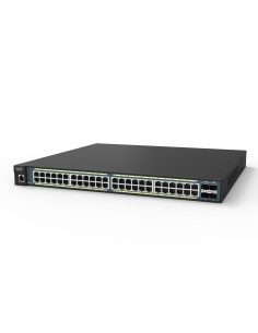 EnGenius EWS7952P switch di rete Gestito L2 Gigabit Ethernet (10 100 1000) Supporto Power over Ethernet (PoE) 1U Nero, Blu