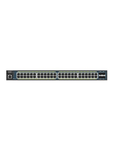 EnGenius EWS7952P switch di rete Gestito L2 Gigabit Ethernet (10 100 1000) Supporto Power over Ethernet (PoE) 1U Nero, Blu