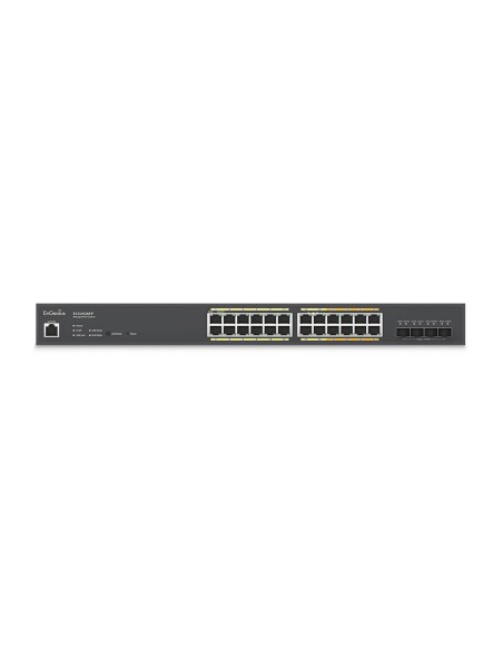 EnGenius ECS2528FP switch di rete Gestito L2+ Gigabit Ethernet (10 100 1000) Supporto Power over Ethernet (PoE) Nero