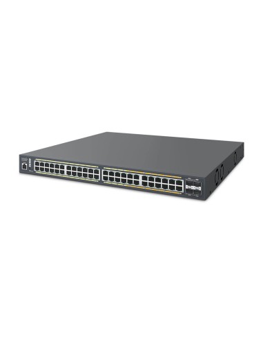 EnGenius ECS2552FP switch di rete Gestito L2+ Gigabit Ethernet (10 100 1000) Supporto Power over Ethernet (PoE) Nero