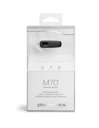 POLY M70 Auricolare Wireless A clip Musica e Chiamate Micro-USB Bluetooth Nero