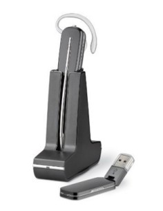 POLY Savi W440A Auricolare Wireless A clip, A Padiglione, In-ear Ufficio Nero