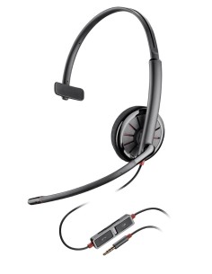 POLY Blackwire 215 Auricolare Cablato A Padiglione Musica e Chiamate Nero