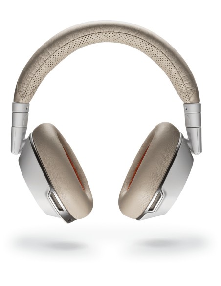 POLY Voyager 8200 UC Auricolare Con cavo e senza cavo A Padiglione Ufficio Bluetooth Beige, Bianco