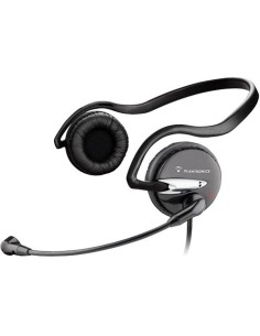 POLY Audio 345 Auricolare Cablato Passanuca Ufficio Nero