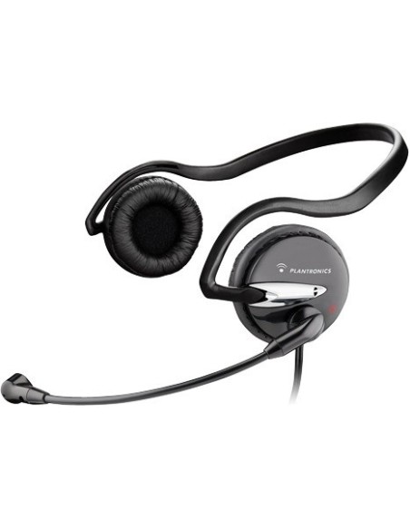 POLY Audio 345 Auricolare Cablato Passanuca Ufficio Nero
