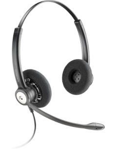 POLY Entera HW121N Auricolare Cablato A Padiglione Ufficio Nero