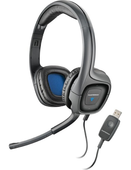 POLY Audio 655 Auricolare Cablato A Padiglione Ufficio Nero