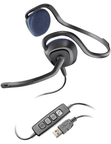 POLY .Audio 648 Auricolare Cablato Passanuca Ufficio Nero