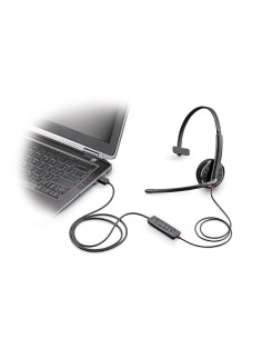 POLY Blackwire C310 Auricolare Cablato A Padiglione Musica e Chiamate Nero 2