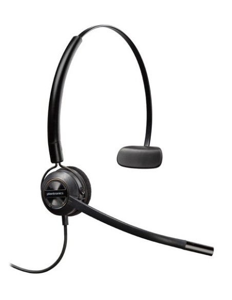 POLY EncorePro HW540 Auricolare Cablato A clip, A Padiglione, Passanuca Ufficio Nero