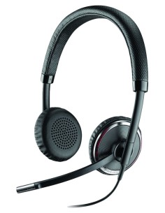 POLY Blackwire C520 Auricolare Cablato A Padiglione Musica e Chiamate Nero