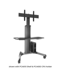 Chief LPAUS carrello e supporto multimediale Argento Pannello piatto Carrello multimediale 2