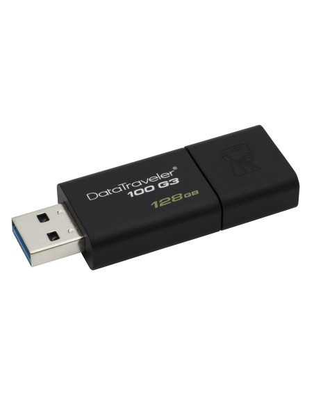 Kingston Technology DataTraveler 100 G3 unità flash USB 128 GB USB tipo A 3.2 Gen 1 (3.1 Gen 1) Nero
