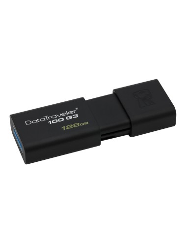 Kingston Technology DataTraveler 100 G3 unità flash USB 128 GB USB tipo A 3.2 Gen 1 (3.1 Gen 1) Nero