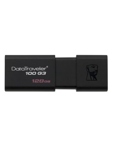 Kingston Technology DataTraveler 100 G3 unità flash USB 128 GB USB tipo A 3.2 Gen 1 (3.1 Gen 1) Nero