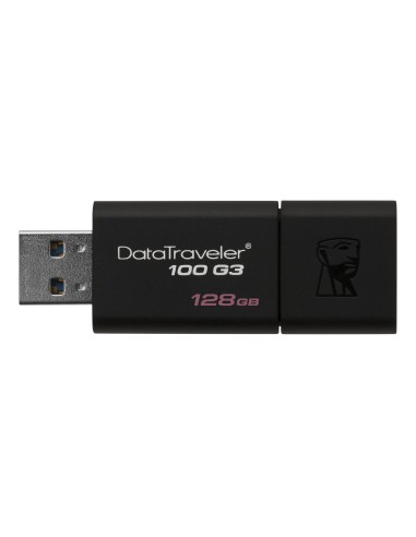 Kingston Technology DataTraveler 100 G3 unità flash USB 128 GB USB tipo A 3.2 Gen 1 (3.1 Gen 1) Nero