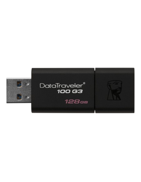 Kingston Technology DataTraveler 100 G3 unità flash USB 128 GB USB tipo A 3.2 Gen 1 (3.1 Gen 1) Nero