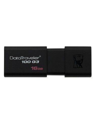 Kingston Technology DataTraveler 100 G3 unità flash USB 16 GB USB tipo A 3.2 Gen 1 (3.1 Gen 1) Nero