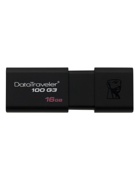Kingston Technology DataTraveler 100 G3 unità flash USB 16 GB USB tipo A 3.2 Gen 1 (3.1 Gen 1) Nero