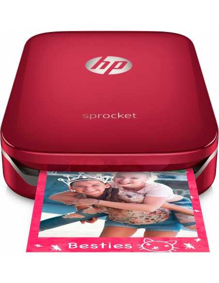 HP Inc HP SPROCKET PHOTO PRINTER RED Stampante fotografica HP Sprocket Red Z3Z93A630 0190781818274 Stampanti trasferimento termi