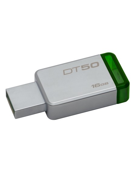 Kingston Technology DataTraveler 50 16GB unità flash USB USB tipo A 3.2 Gen 1 (3.1 Gen 1) Verde, Argento
