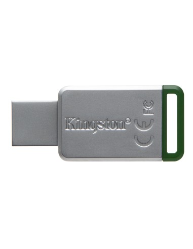 Kingston Technology DataTraveler 50 16GB unità flash USB USB tipo A 3.2 Gen 1 (3.1 Gen 1) Verde, Argento