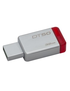 Kingston Technology DataTraveler 50 32GB unità flash USB USB tipo A 3.2 Gen 1 (3.1 Gen 1) Rosso, Argento