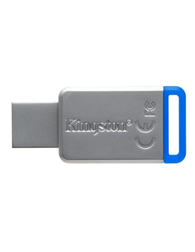 Kingston Technology DataTraveler 50 64GB unità flash USB USB tipo A 3.2 Gen 1 (3.1 Gen 1) Blu, Argento