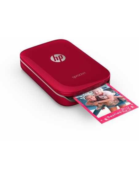 HP Inc HP SPROCKET PHOTO PRINTER RED Stampante fotografica HP Sprocket Red Z3Z93A630 0190781818274 Stampanti trasferimento termi