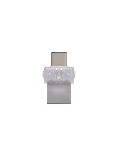 Kingston Technology DataTraveler microDuo 3C 128GB unità flash USB USB Type-A   USB Type-C 3.2 Gen 1 (3.1 Gen 1) Argento