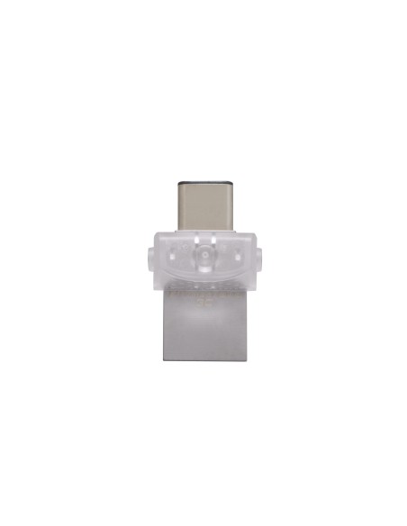 Kingston Technology DataTraveler microDuo 3C 128GB unità flash USB USB Type-A   USB Type-C 3.2 Gen 1 (3.1 Gen 1) Argento